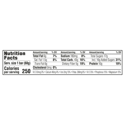 CLIF BAR - Chocolate Brownie Flavor - Made with Organic Oats - 10g Protein - Non-GMO - Plant Based - Energy Bar - 2.4 oz.