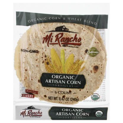 Mi Rancho Organic Artisan Corn Tortillas 6 ea