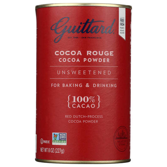 Guittard, Chocolate Cocoa Powder Uns Cocoa Rouge, 8 Oz