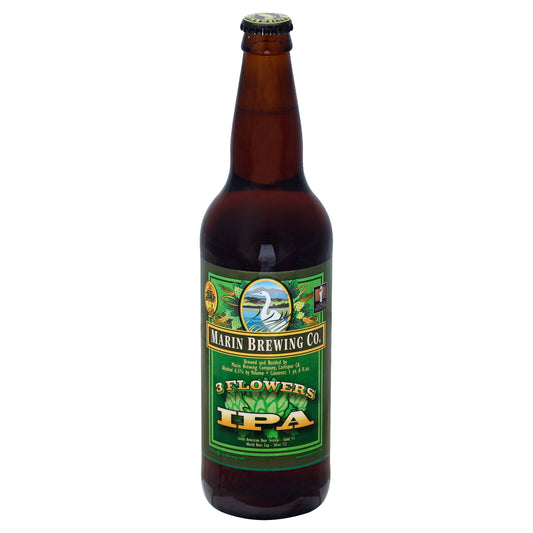 Marin Brewing Beer 22 oz- 3 Flowers