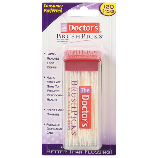 The Doctor's Brushpicks Interdental Toothpicks 120 ea