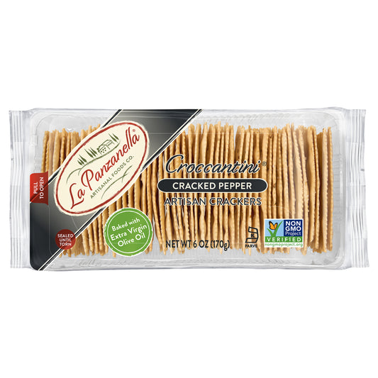 Croccantini® Cracked Pepper Artisan Crackers