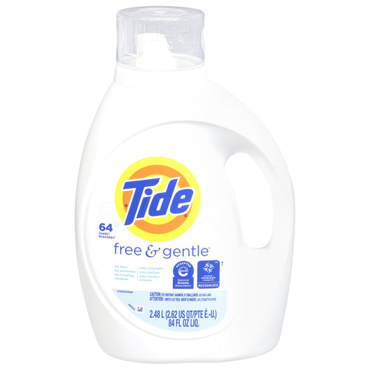 Tide Free & Gentle Detergent 84 fl oz - Tide Free & Gentle