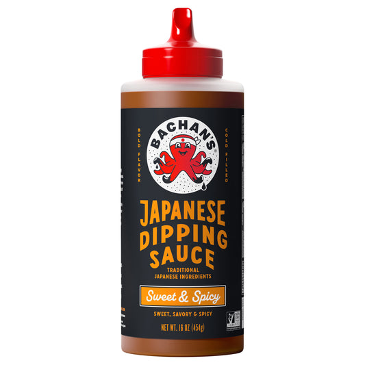 Bachan's Sweet & Spicy Japanese Dipping Sauce, 16oz Bottle - Bold, Fresh, Umami Flavor