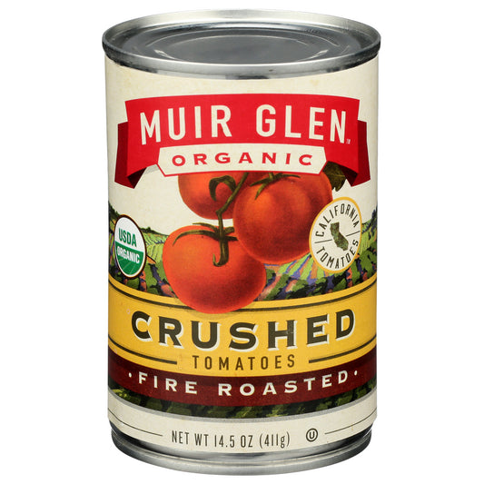 Muir Glen, Organic Crushed Fire Roasted Tomatoes, 14.5 Oz