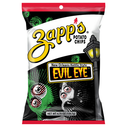 4.75 oz Zapp's Evil Eye New Orleans Kettle Style Potato Chips
