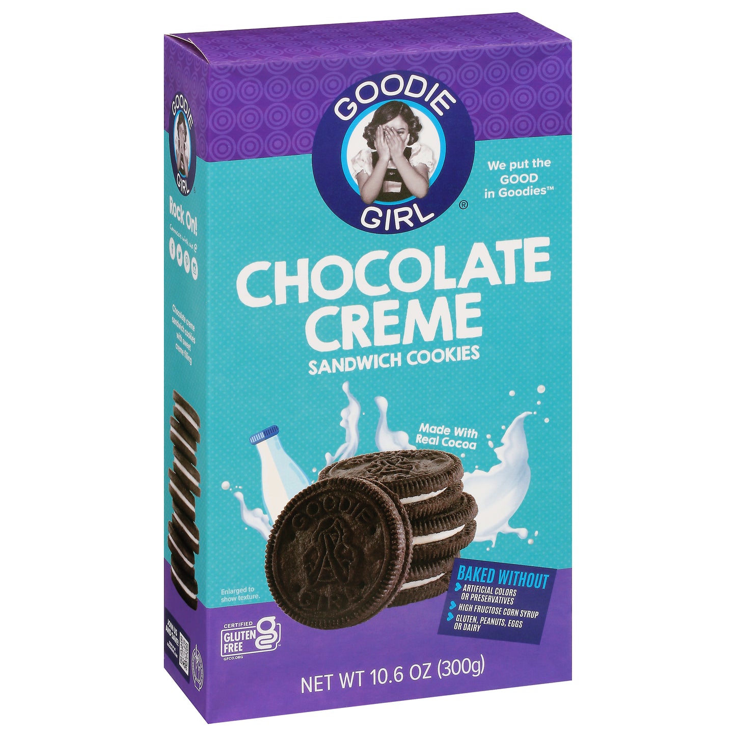 Goodie Girl Chocolate Creme Sandwich Cookies 10.6 oz