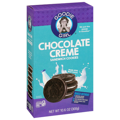 Goodie Girl Chocolate Creme Sandwich Cookies 10.6 oz