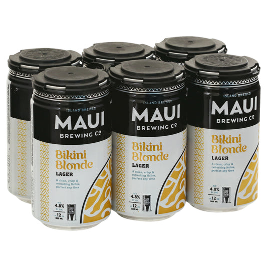 Maui Brewing Lager Bikini Blonde Beer 6 ea