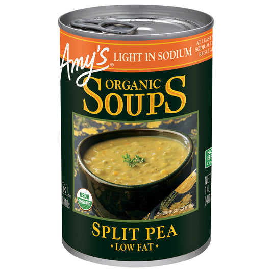 Light in Sodium Split Pea Soup