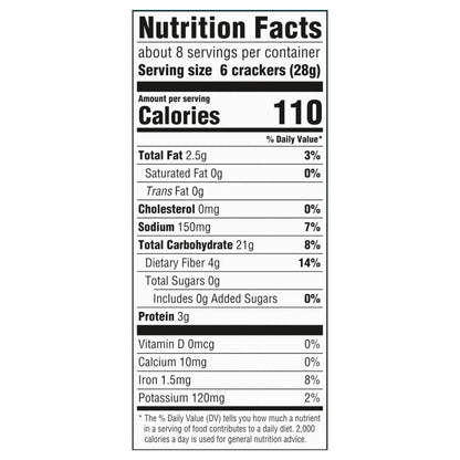 Triscuit Reduced Fat Whole Grain Wheat Crackers, Vegan Crackers, Vegan Snacks, Lunch Snacks, 7.5 oz