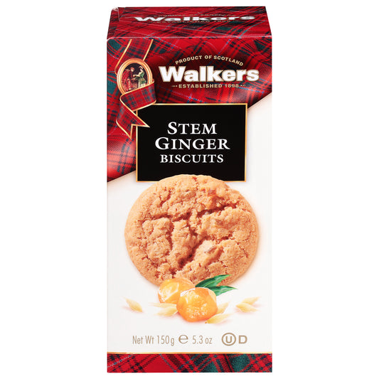 Walker's Stem Ginger Biscuits 5.3 oz