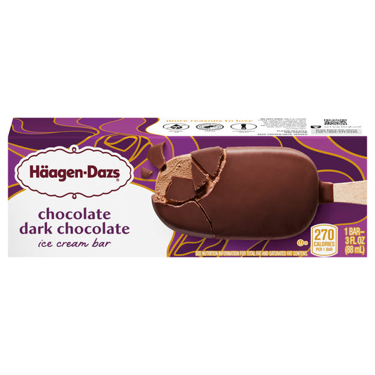Haagen-Dazs Chocolate Dark Chocolate Ice Cream Bar 1 ea