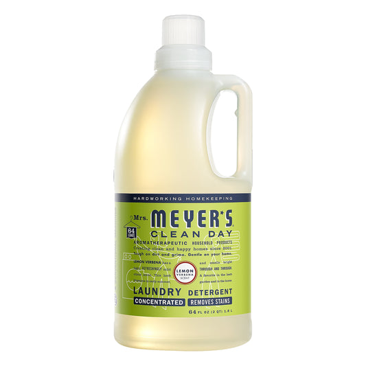 Mrs Meyers Clean Day Lemon Verbena Scent Laundry Detergent 64 oz
