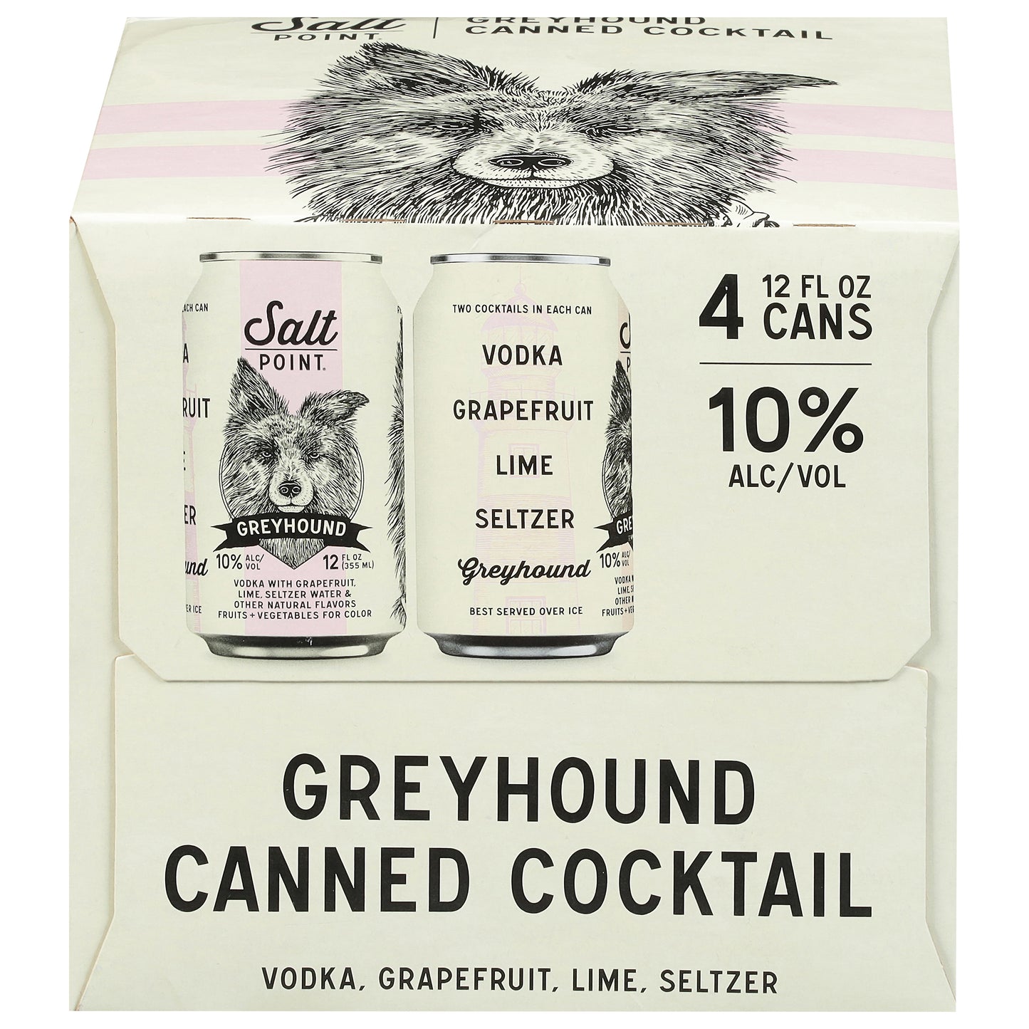 Salt Point Canned Greyhound Cocktail 4 - 12 fl oz Cans