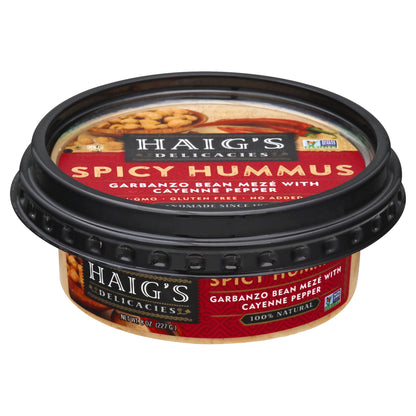 Haig's Spicy Garbanzo Bean Meze with Cayenne Pepper Hummus 8 oz