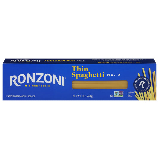 Ronzoni No. 9 Thin Spaghetti 1 lb