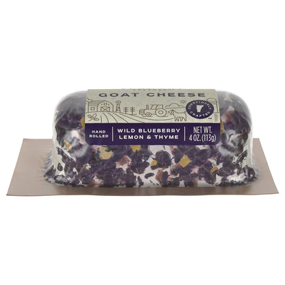 Vermont Creamery Blueberry, Lemon & Thyme Goat Cheese Log, 4 oz