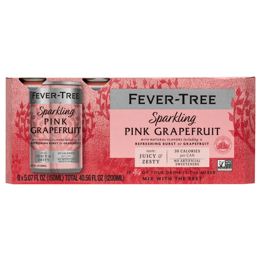 Fever-Tree Sparkling Pink Grapefruit 8x150ml