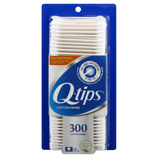 Q Tips Cotton Swabs 300 ea