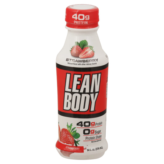Lean Body Strawberry Protein Shake 14 fl oz