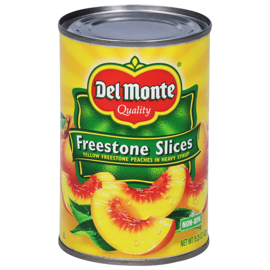 Del Monte Freestone Slices Peaches 15.25 oz