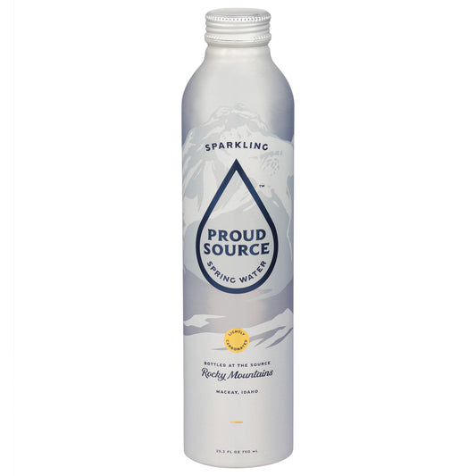 Proud Source Lightly Carbonated Sparkling Spring Water 25.3 fl oz