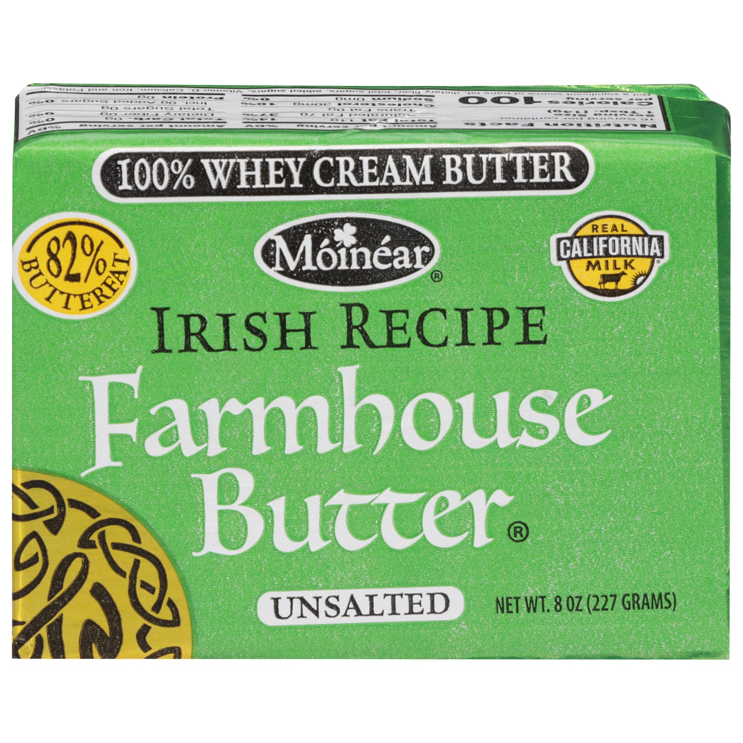 Moinear Unsalted Irish Recipe 100% Whey Cream Butter 8 oz