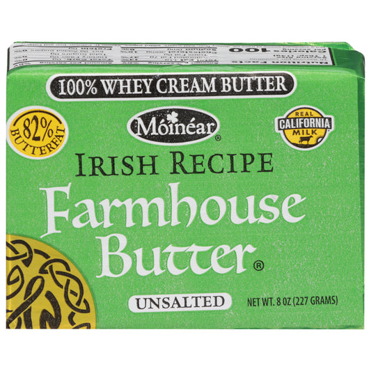 Moinear Unsalted Irish Recipe 100% Whey Cream Butter 8 oz