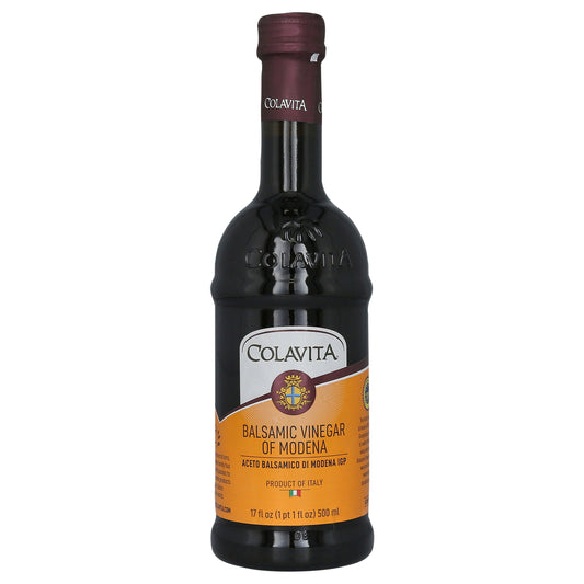 Colavita Balsamic Vinegar Of Modena IGP 6X1/2Lt (17Fl Oz) Tall Timeless