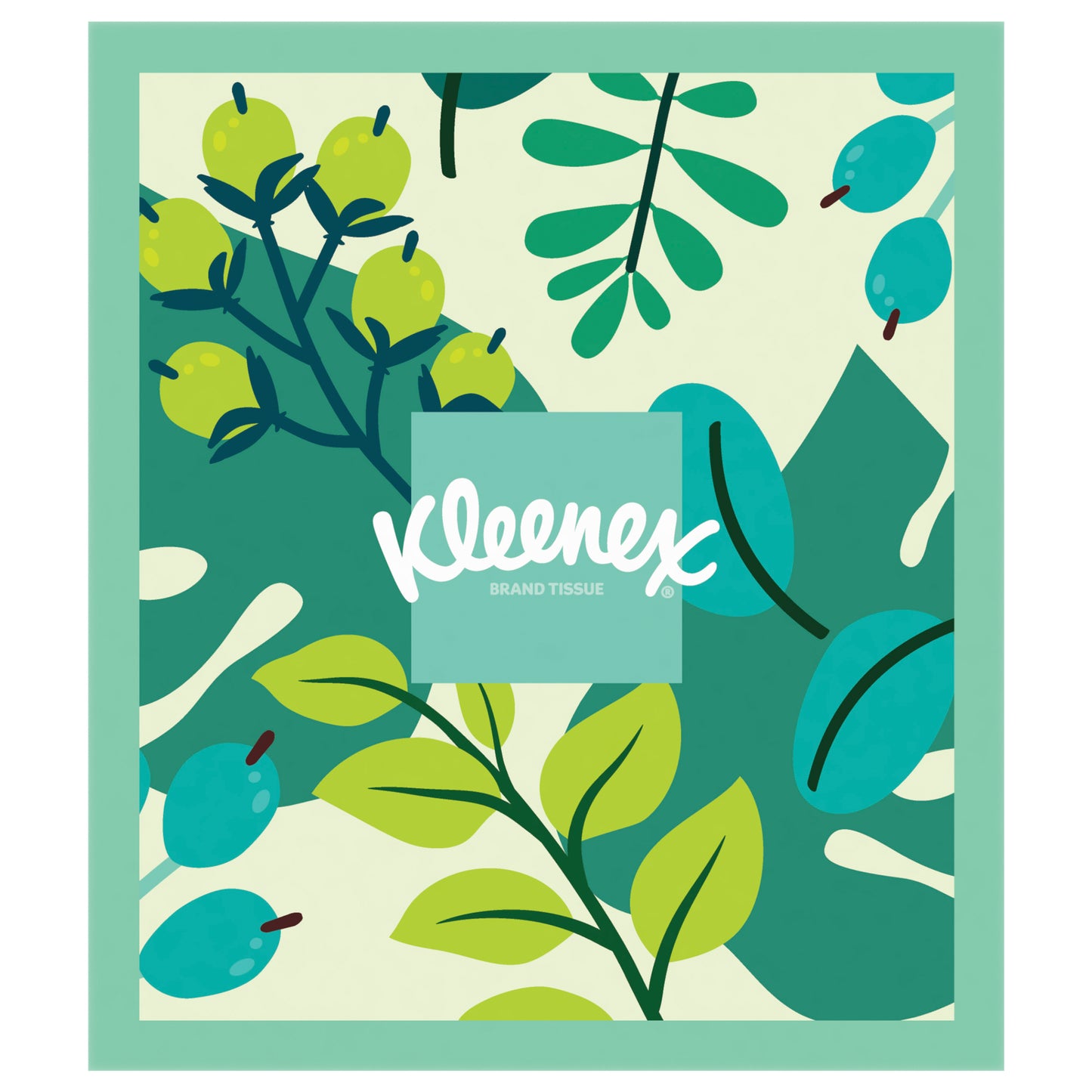 Kleenex Soothing Lotion Facial Tissues with Coconut Oil, 1 Cube Box, 60 Tissues per Box, 3-Ply