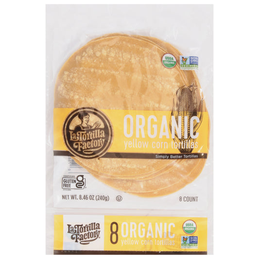 La Tortilla Factory Yellow Corn Tortillas 8 ea
