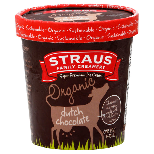 Straus Ice Cream 1 pt - Dutch Choco