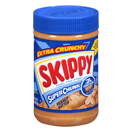 Skippy Extra Chunky Super Chunk Peanut Butter 16.3 oz