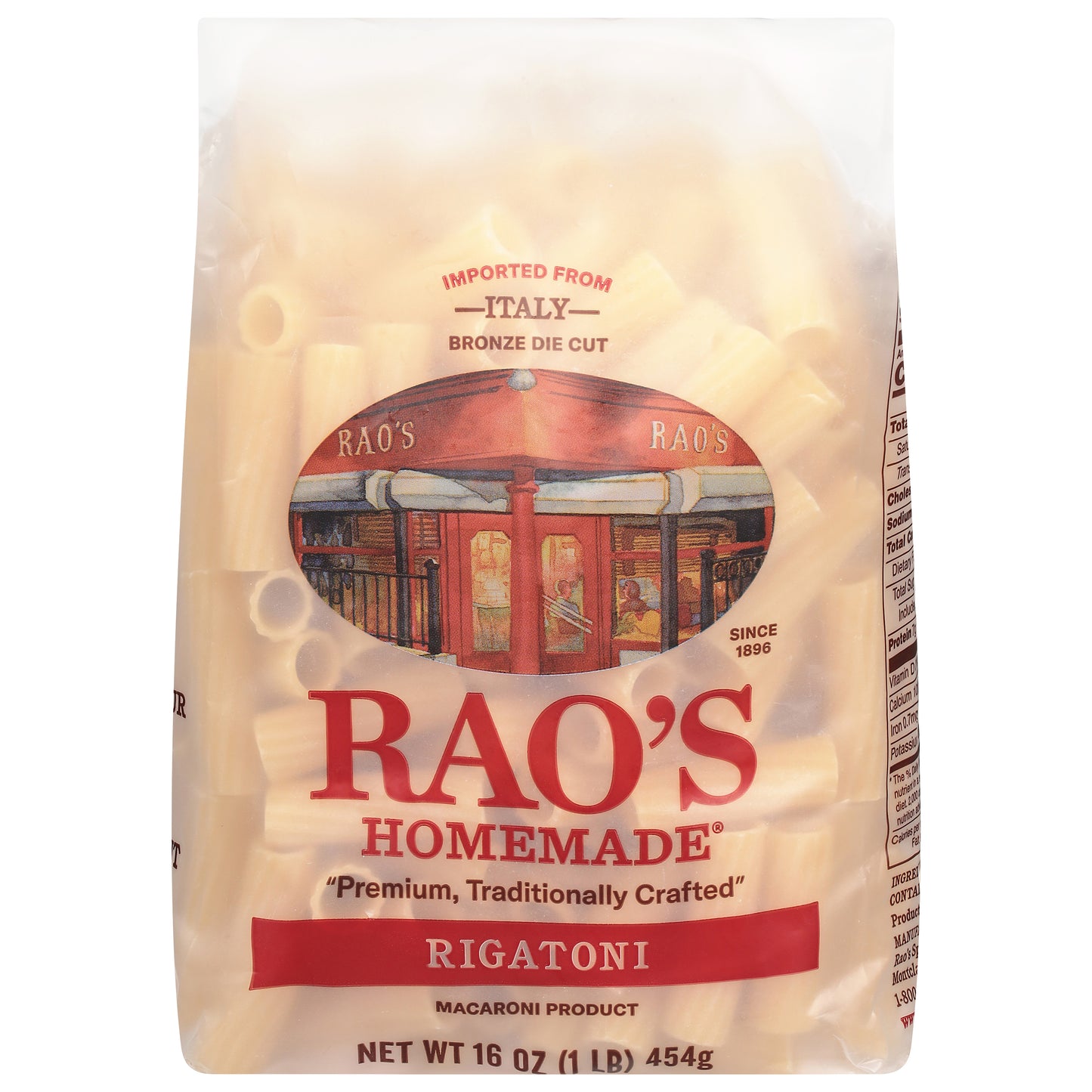 Rao's Homemade Bronze Die Cut Rigatoni 16 oz