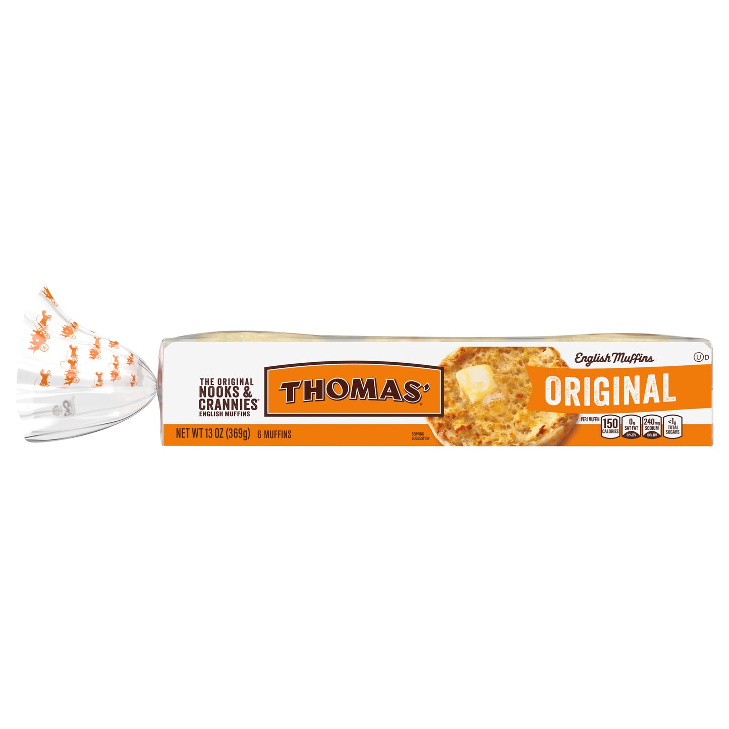 Thomas' Original English Muffins, 6 count, 13 oz