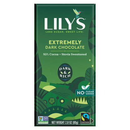 Lily's 85% Cocoa Extremely Dark Chocolate 2.8 oz