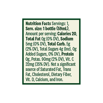 Suja Organic Digestion Ginger Pineapple Shot, 2 fl oz Bottle