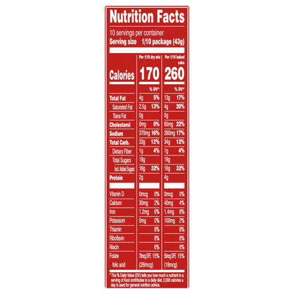 Duncan Hines Perfectly Moist Devil's Food Cake Mix, 15.25 OZ