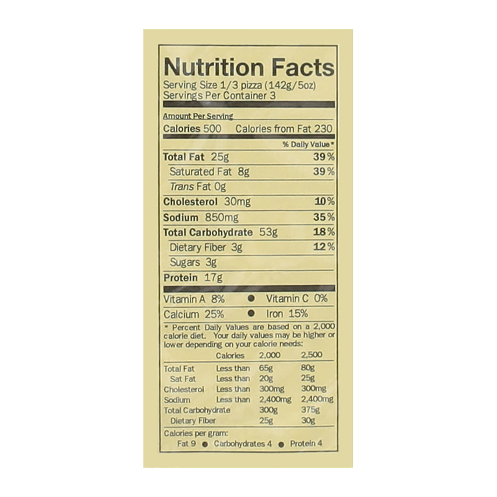 Vicolo Corn Meal Crust Roasted Mushroom Pizza 15 oz