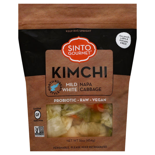 Sinto Gourmet Kimchi 16 oz - Mild White