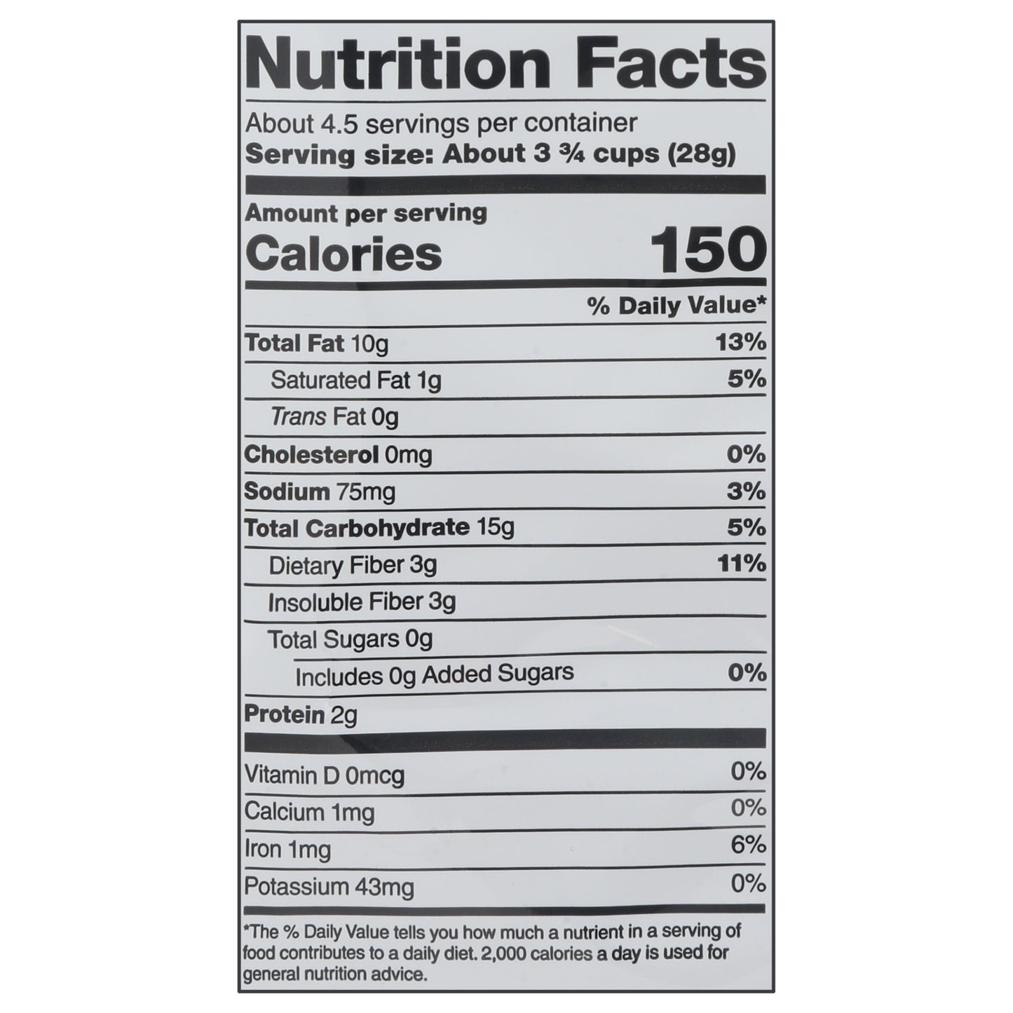 SkinnyPop Gluten Free Sea Salt & Pepper Popcorn 4.4 oz