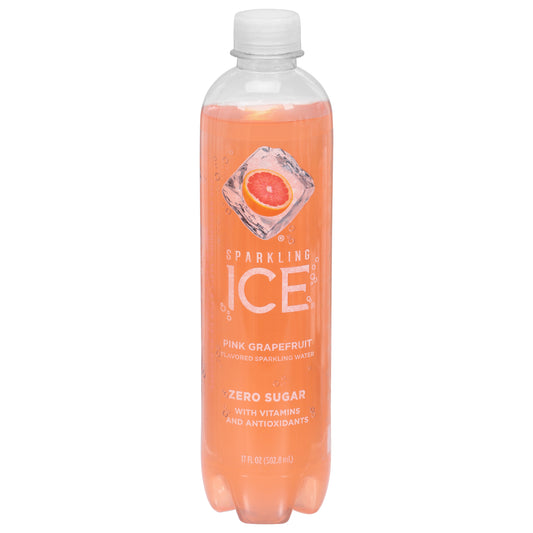 Sparkling Ice Zero Sugar Pink Grapefruit Flavored Sparkling Water 17 fl oz