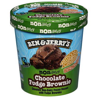 Ben & Jerry's Non Dairy Chocolate Fudge Brownie Frozen Dessert 1 pt