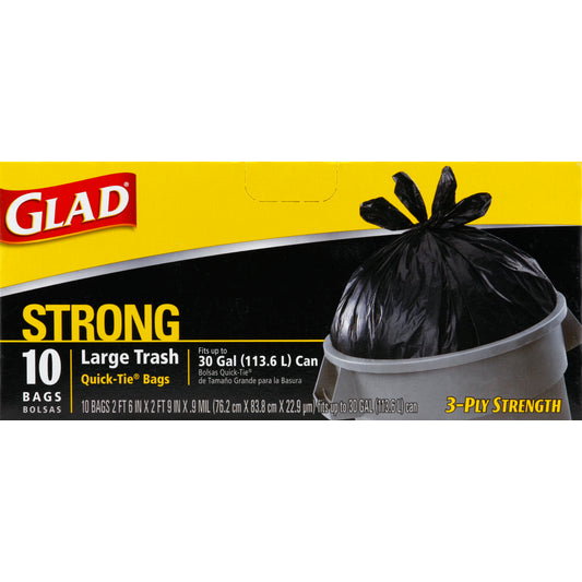Glad Trash Bags 10 ea