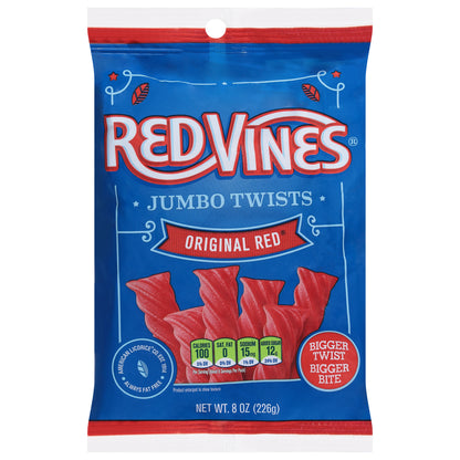 Red Vines Original Red Jumbo Twists 8 oz