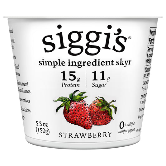 siggi’s® Icelandic Skyr Nonfat Yogurt, Strawberry