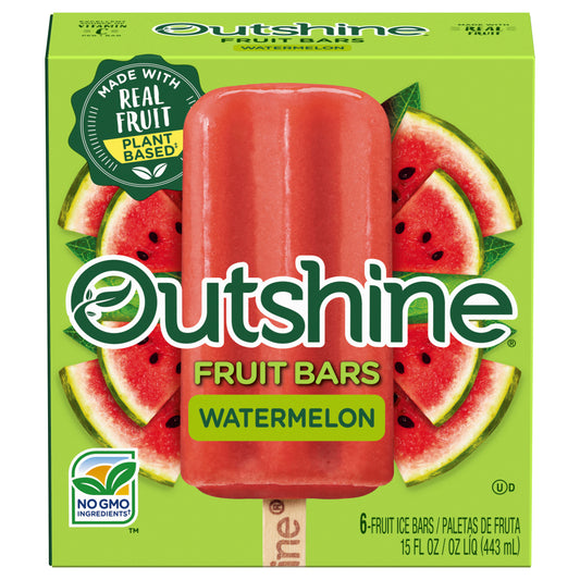 Outshine Watermelon Fruit Bars 6 ea