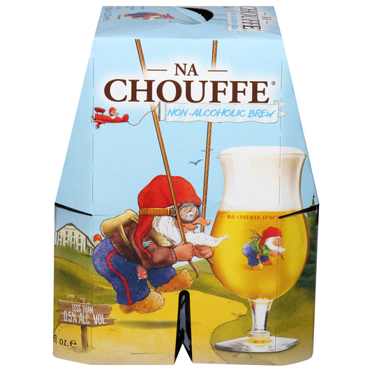 Chouffee Non-Alcoholic Brew Belgian Near Beer 4 - 11.2 fl oz Bottles