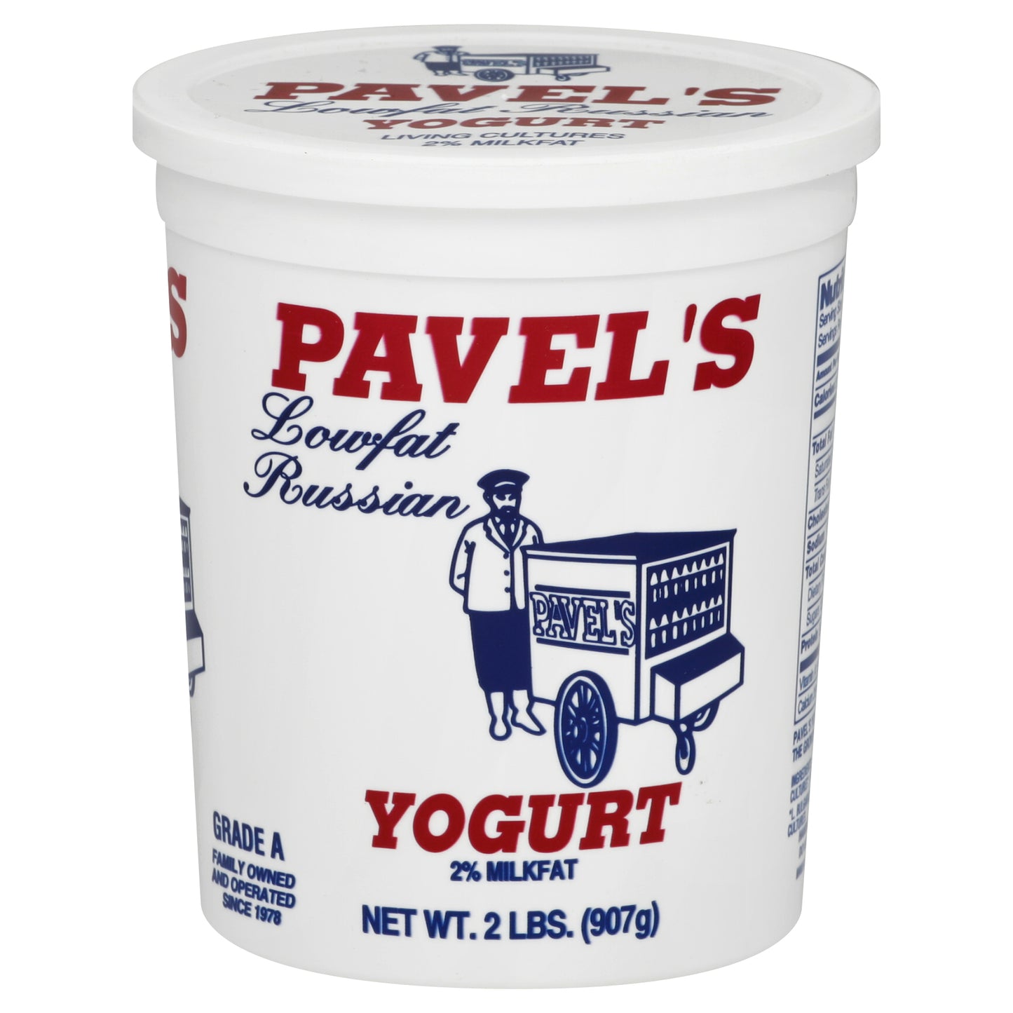Pavels Yogurt 2 lb - Lowfat